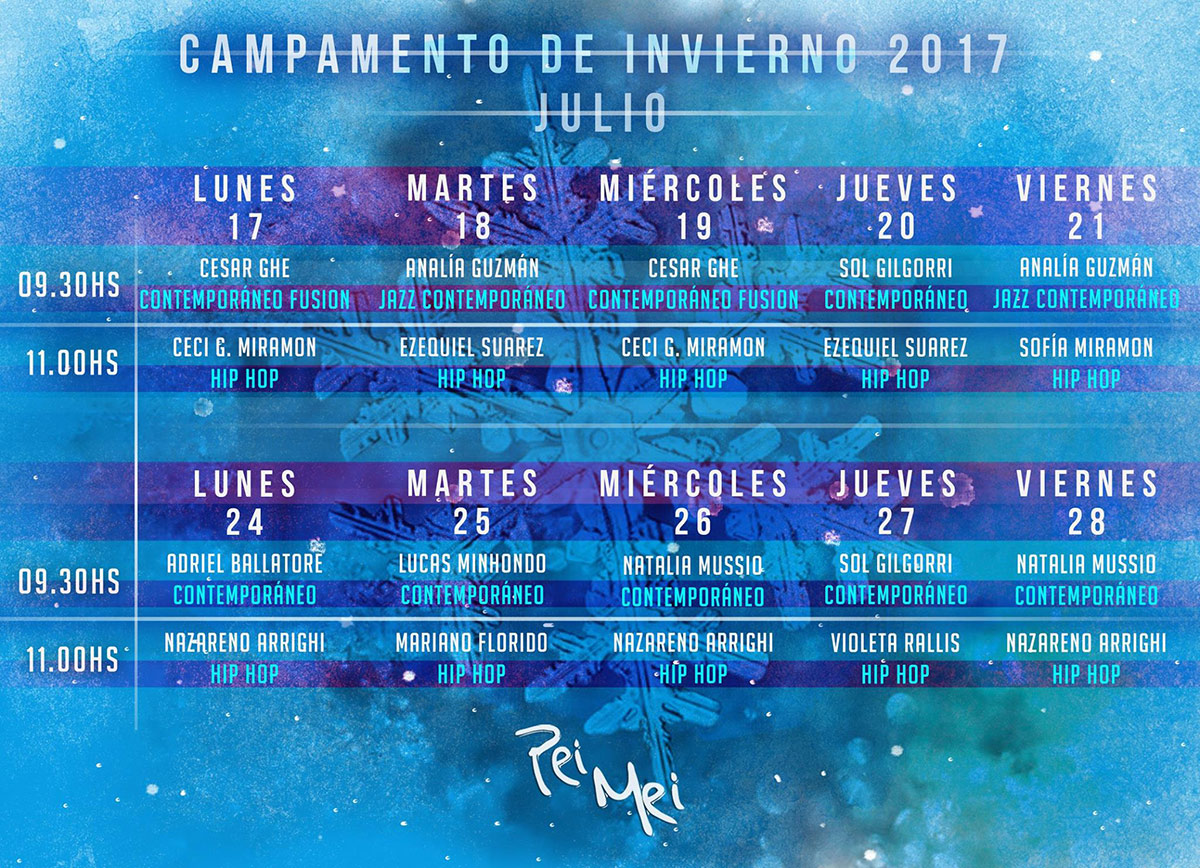 PeiMei - Campamento de Invierno - Danza Contemporánea y Hiphop - Diana Sauval