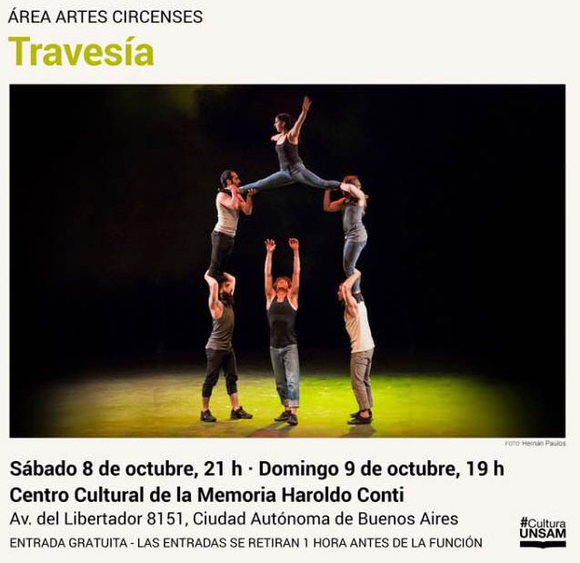 Tropa - Travesía - Circo de la UNSAM en el Centro Cultural Conti - Diana Sauval